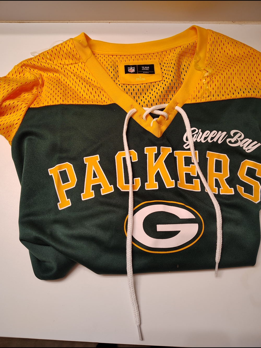 NFL Team Apparel Mesh Jersey - Yellow